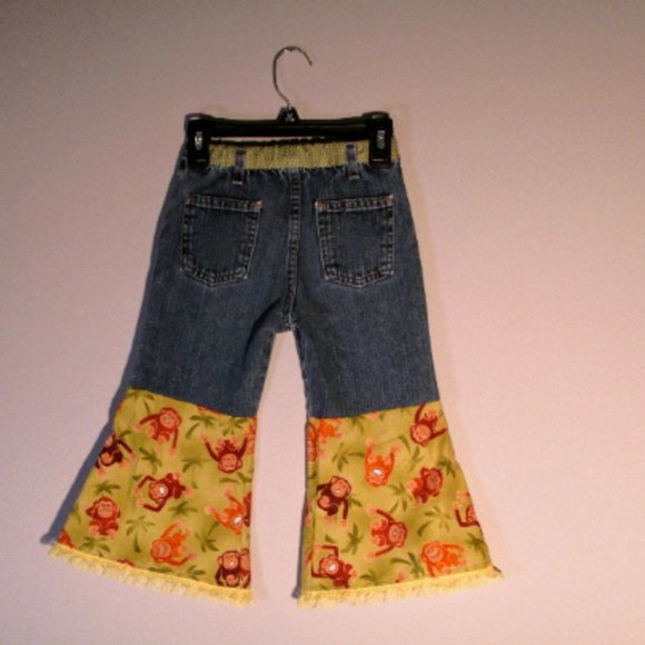 2T Bell Bottoms with Monkeys - Picture 6 of 8